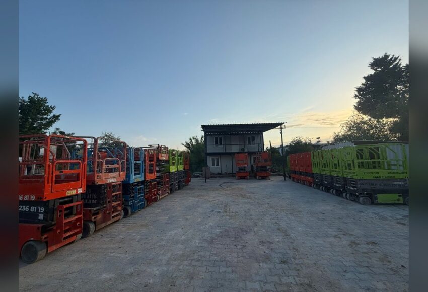 Antalya’da yüksek erişim platformu kiralama saha çalışması – Kaan Platform