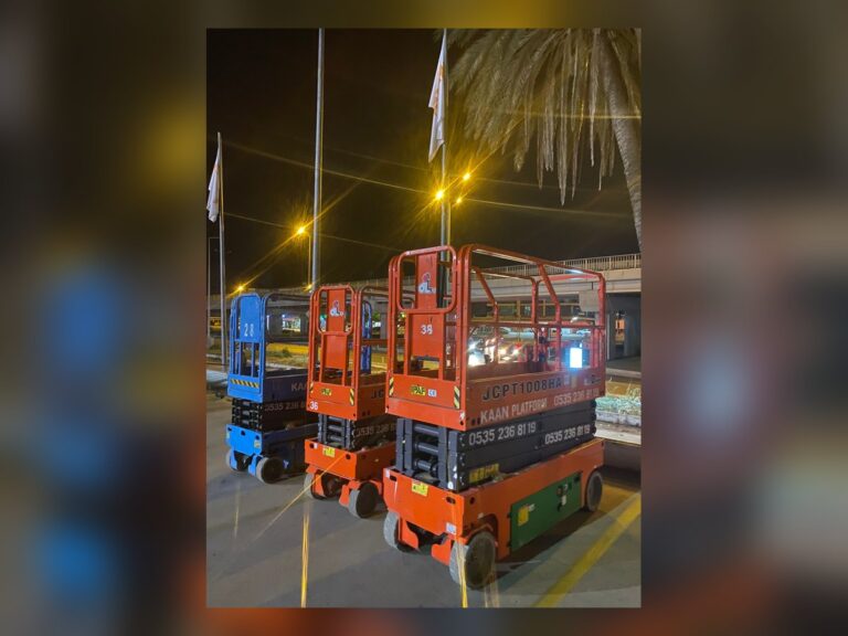 Antalya’da yüksek erişim platformu kiralama saha çalışması – Kaan Platform