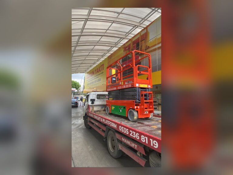 Antalya’da yüksek erişim platformu kiralama saha çalışması – Kaan Platform