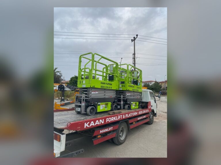 Antalya’da yüksek erişim platformu kiralama saha çalışması – Kaan Platform