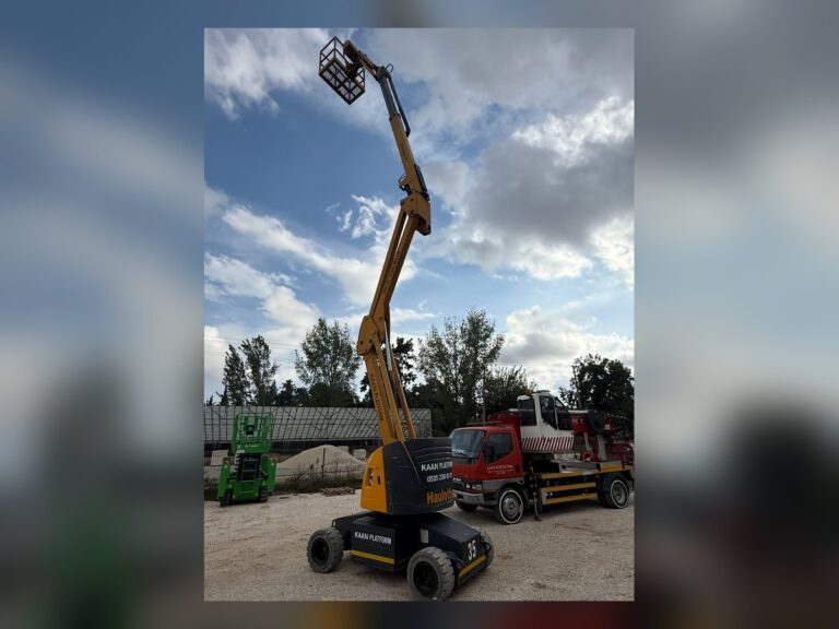 Antalya’da manlift ve eklemli platform kiralama saha çalışması – Kaan Platform