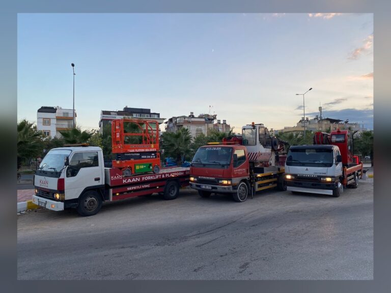 Antalya’da yüksek erişim platformu kiralama saha çalışması – Kaan Platform