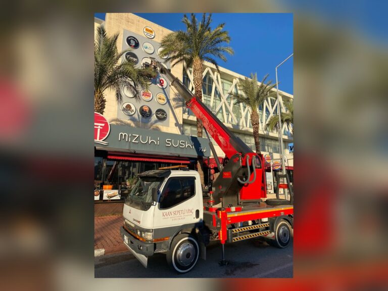 Antalya’da yüksek erişim platformu kiralama saha çalışması – Kaan Platform