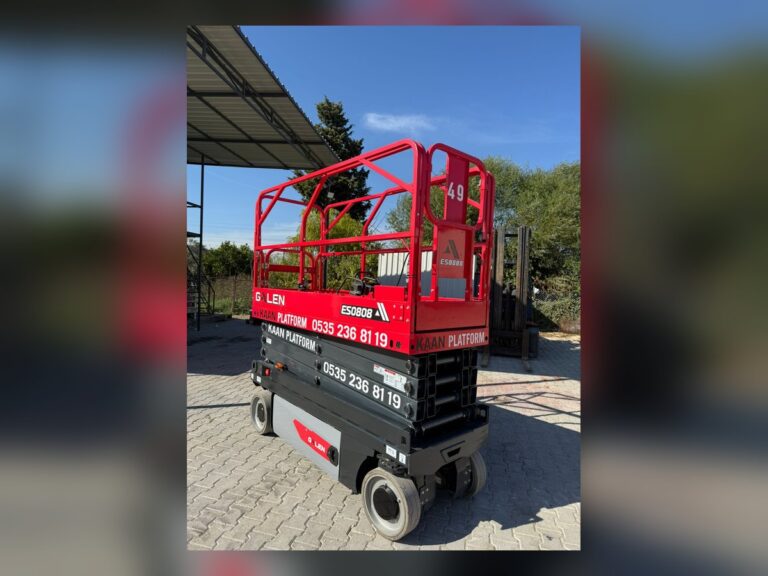 Antalya’da yüksek erişim platformu kiralama saha çalışması – Kaan Platform
