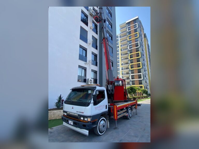 Antalya’da yüksek erişim platformu kiralama saha çalışması – Kaan Platform