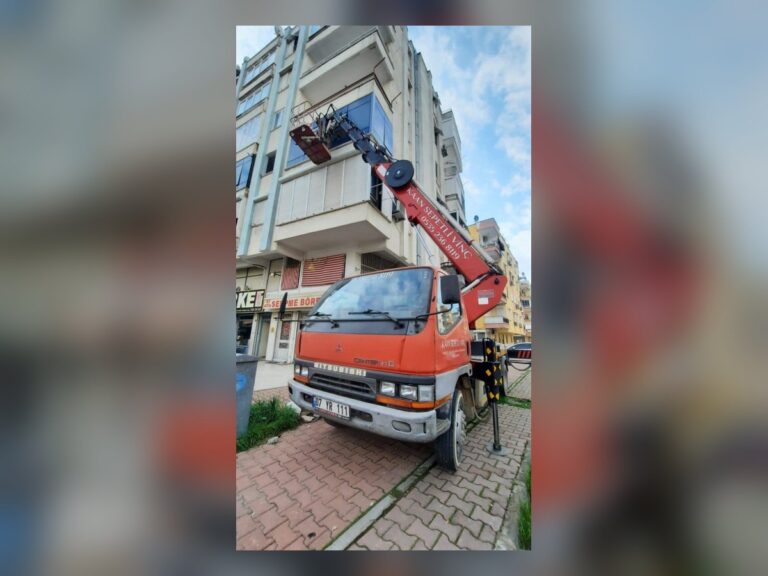 Antalya’da yüksek erişim platformu kiralama saha çalışması – Kaan Platform
