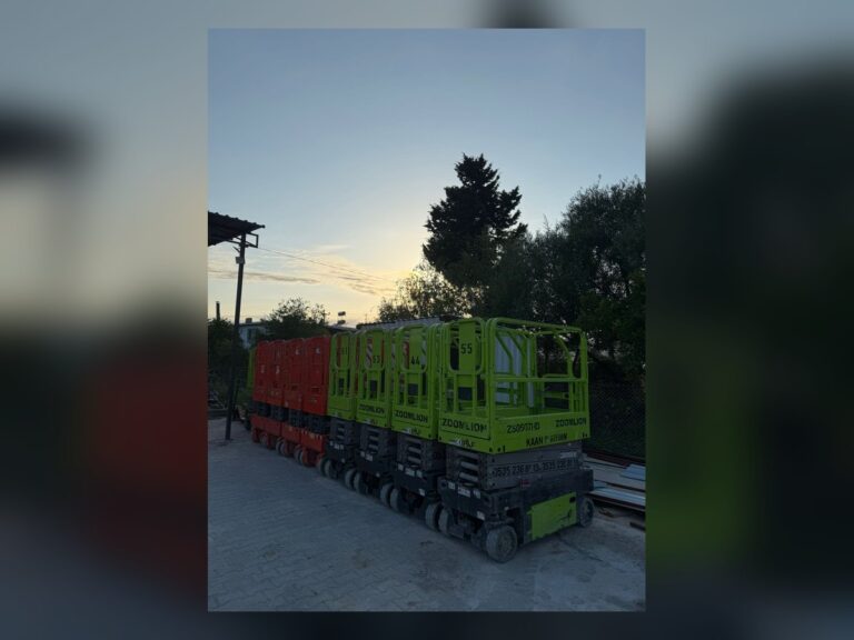 Antalya’da yüksek erişim platformu kiralama saha çalışması – Kaan Platform
