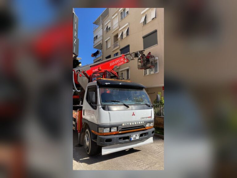 Antalya’da yüksek erişim platformu kiralama saha çalışması – Kaan Platform